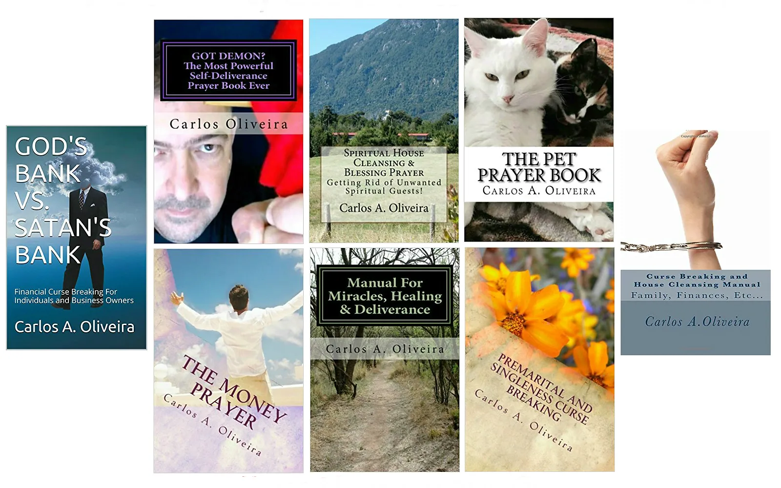 Powerful Deliverance Prayer Books by Evangelist Brother Carlos Oliveira